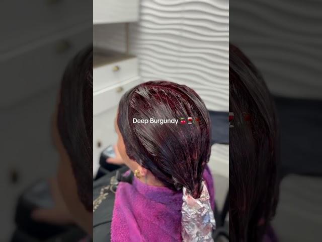 Burgundy Hair Color Inspo 