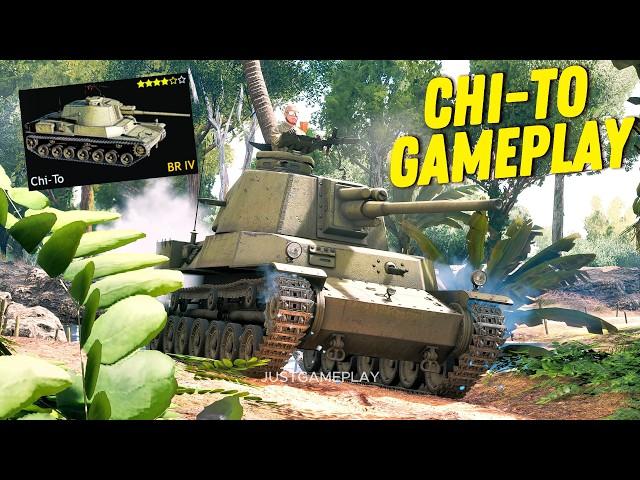 Chi-To Japanese Tank With Long Barrel - BR 5 - Pacific War - Enlisted Gameplay