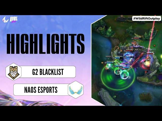 G2B vs. NAOS - Full Game Highlights | WRL Asia 2023 Season 2