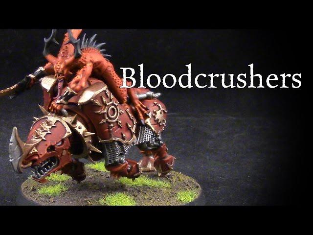 How to paint Bloodcrushers of khorne