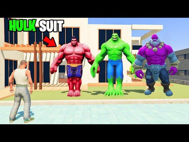 Stealing Every HULK SUIT in INDIAN BIKES DRIVING 3D