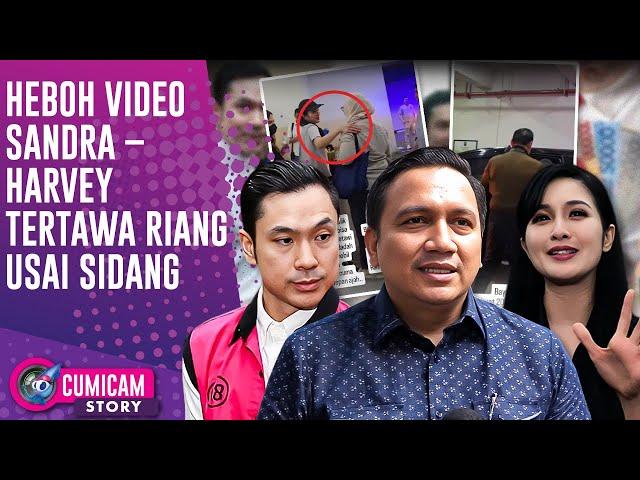 Sandra Dewi dan Harvey Moeis Kepergok Tertawa Bahagia Usai Sidang | cumicam story