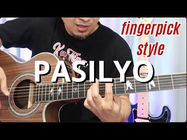 Guitar Tutorial of Pasilyo fingerpick style guitar cover