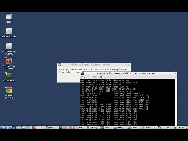 VMWare Workstation 12 Lubuntu 16.04 LTS Won't Start Modules Error
