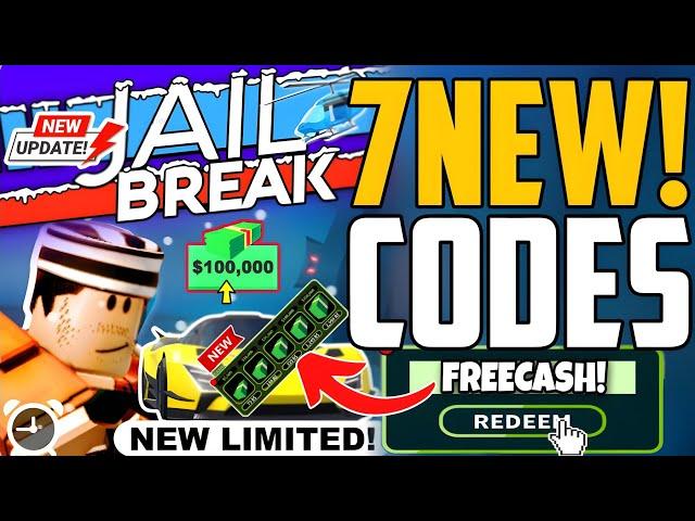 ️Update!CODE!️  ALL WORKING CODES FOR JAILBREAK IN 2024! ROBLOX JAILBREAK CODES