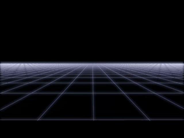 80s Retro Grid Background Screensaver 4K