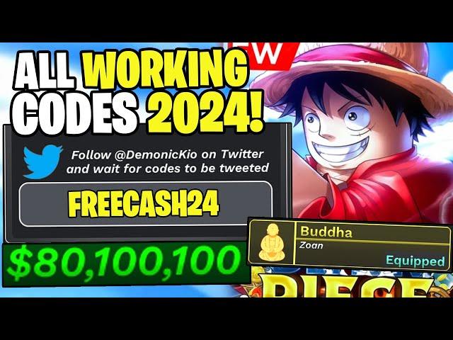 *NEW* ALL WORKING CODES FOR DEMON PIECE IN 2024! ROBLOX DEMON PIECE CODES