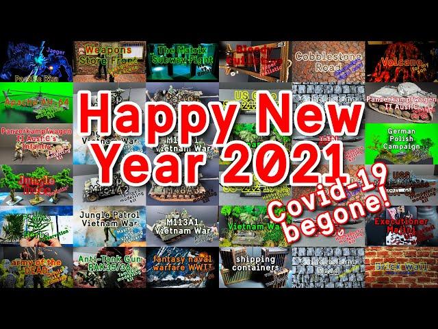 Happy New Year 2021 #Diorama #ScaleModel #Miniature #ModelKit