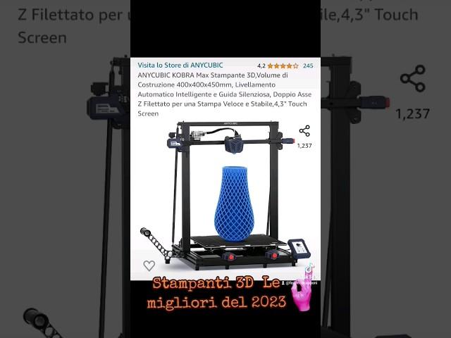 Stampanti 3D | Le migliori del 2023 #consigli #hardware #top #3dprinting#electronic