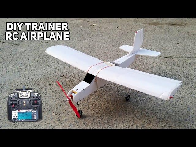 How to make RC Trainer Airplane | DIY RC Plane for Beginners