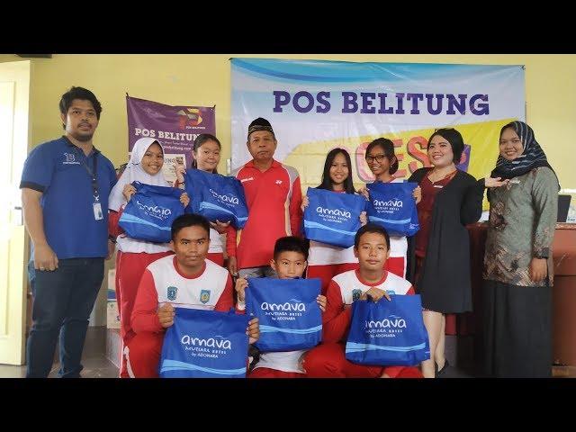 Pos Belitung Goes To School Kunjungi SMPN 1 Tanjungpandan