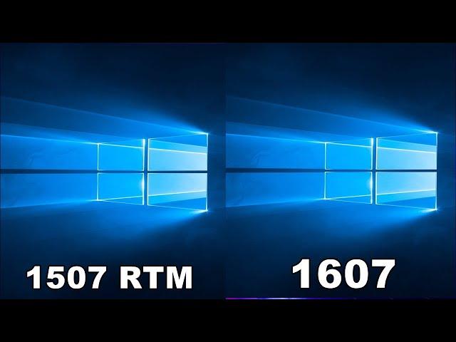 update windows 10 1507 RTM to windows 10 1607 anniversary update