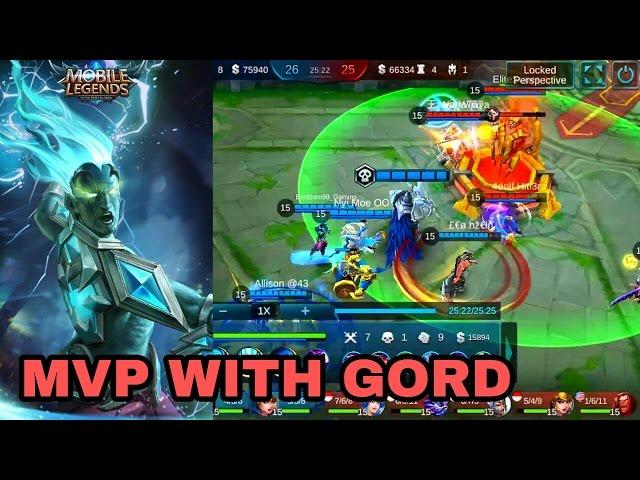 Mobile Legends : Gord MVP in Ranked Game