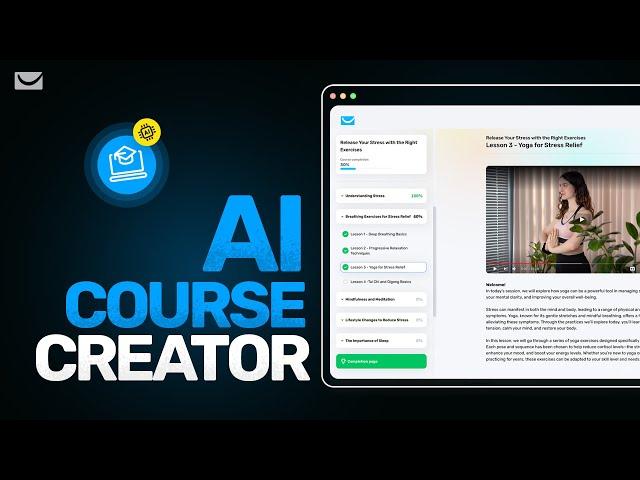 Create & Sell Online Courses On Autopilot With AI Course Creator from GetResponse