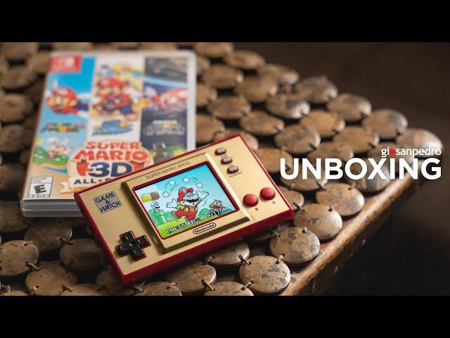 Game & Watch + Super Mario 3D All-Stars for Nintendo Switch | Unboxing
