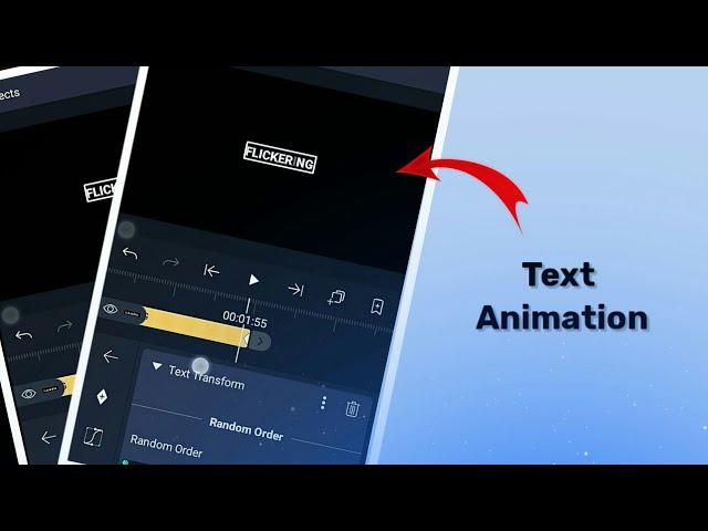 Flicker Text Animation In Alightmotion | Alightmotion Tutorial #shorts