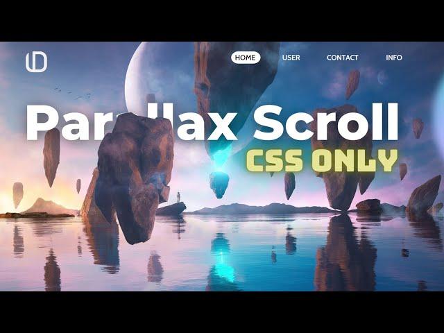 Background 3D effect Parallax Scrolling using HTML CSS only