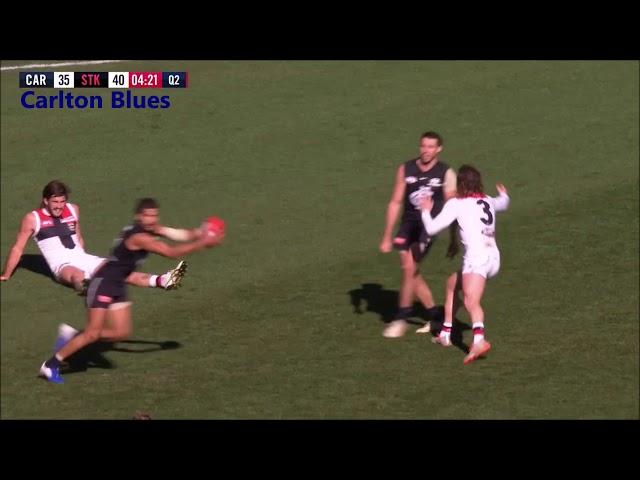 Sam Petrevski-Seton - Match Highlights - Round 22 2019 - Carlton Blues vs St Kilda Saints