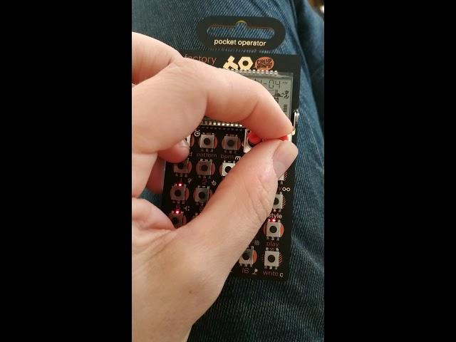 Pocket operator PO-16 Портативный синтезатор