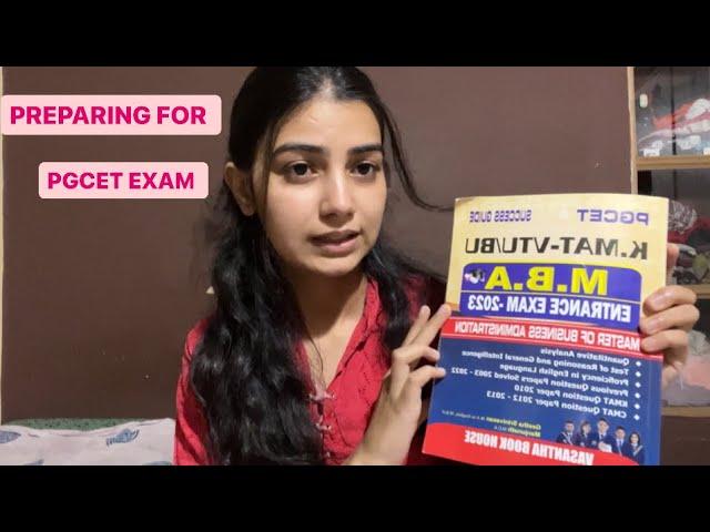 PGCET EXAM PREPARATION ⏱️ STUDY VLOG #kannadavlogs #vlogs #examvlog #pgcet2023 #exam