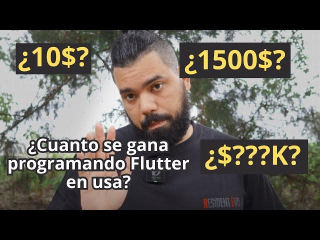 ¿MI SALARIO COMO FLUTTER DEV EN USA? | Inicios, Proyectos y Salarios 