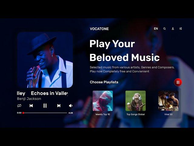 Player Songs Playlist Video - After Effects Template