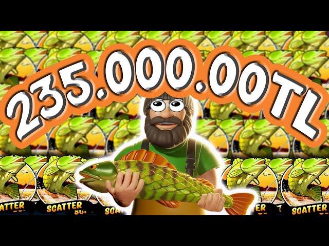 Big bass bonanza Küçük Kasa 2 000₺ İle tam 235 000 00₺ rekor kazanç #bigbassbonanza #slots #casino