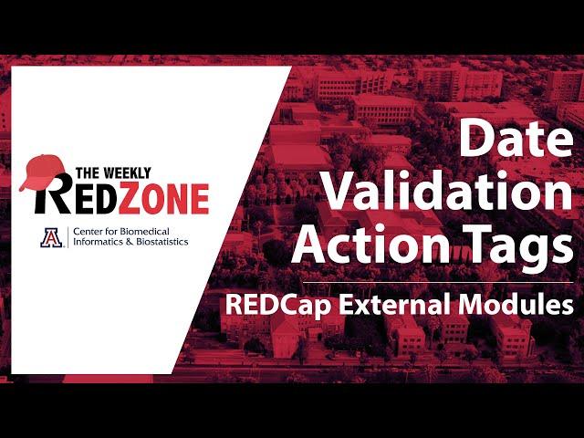 REDZone - Date Validation Action Tags