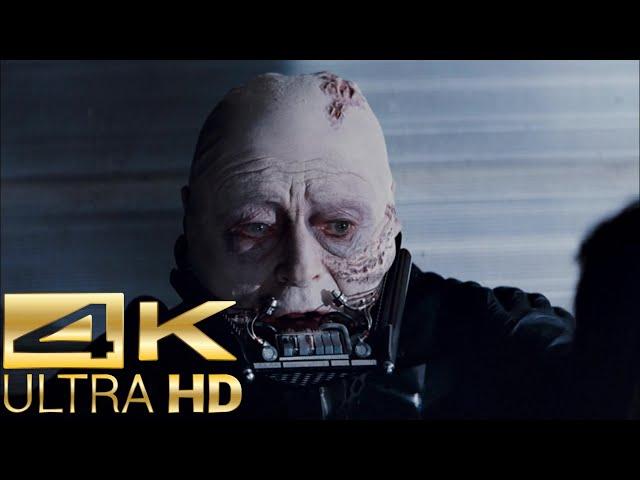 Darth Vader Unmasking & Death Scene [4k UltraHD] - Star Wars: Return of The Jedi