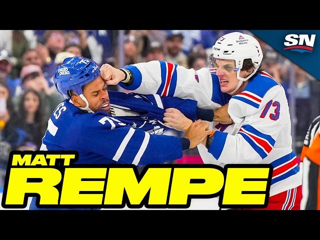 Matt Rempe's Hardest Hitting Moments Of 2023-24