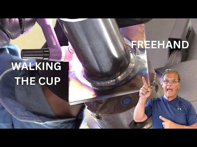 5F Weld Test Walking the Cup vs Freehand