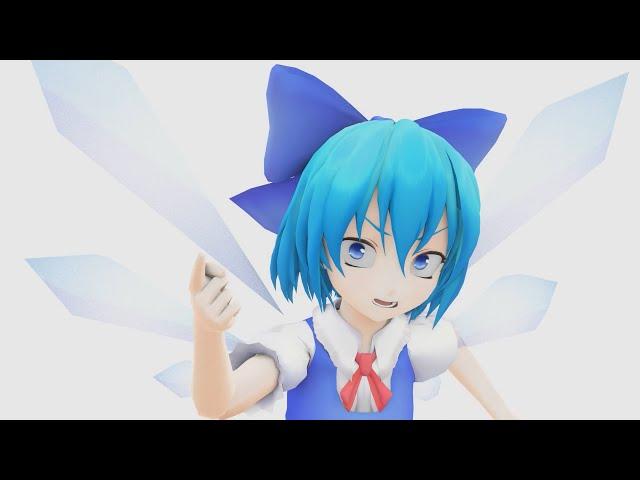 Cirno says Baka! in ⑨ variations