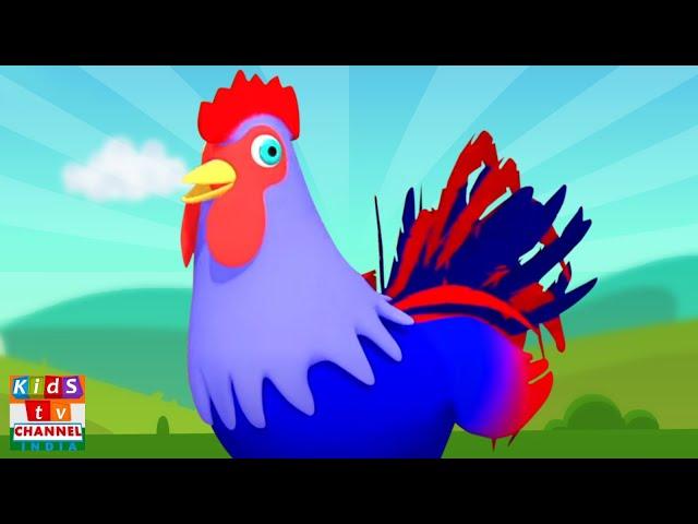 Kukdoo Koo, कुकड़ू कु, Chal Mere Ghode + Hindi Cartoon Song and Kids Rhymes