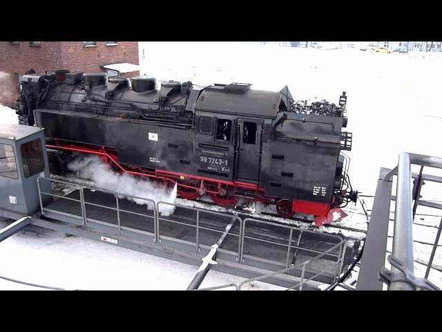 HSB Schmalspurbahn im BW Wernigerode / Dampflok / Steam Train / Eisenbahn