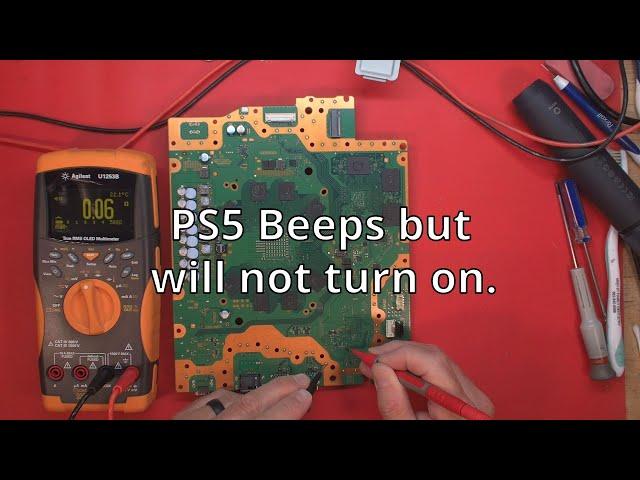 #167 Repair of PS5 Beep with No Lights