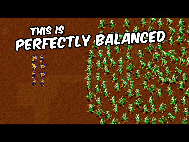 Can 8 Peasants defeat 300 ORCS? - Warcraft 2 FIGHT CLUB