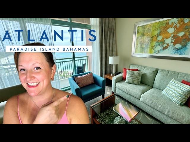 The Cove at ATLANTIS - Ocean View King Suite -  Bahamas Balcony Room Review & Tour