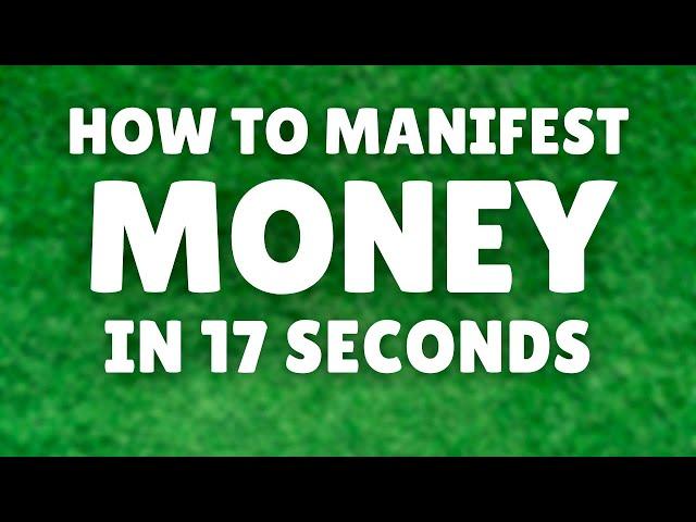 How to Manifest Money in 17 Seconds - Abundance Affirmations Bob Baker