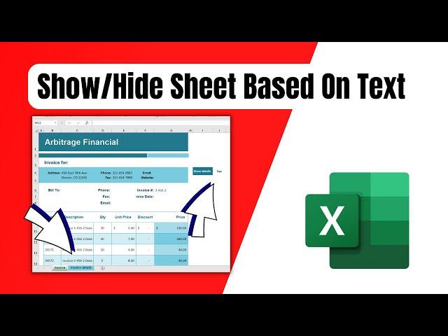 How to Hide or Unhide a Specific Worksheet Based on Cell Value in Another Sheet In Excel