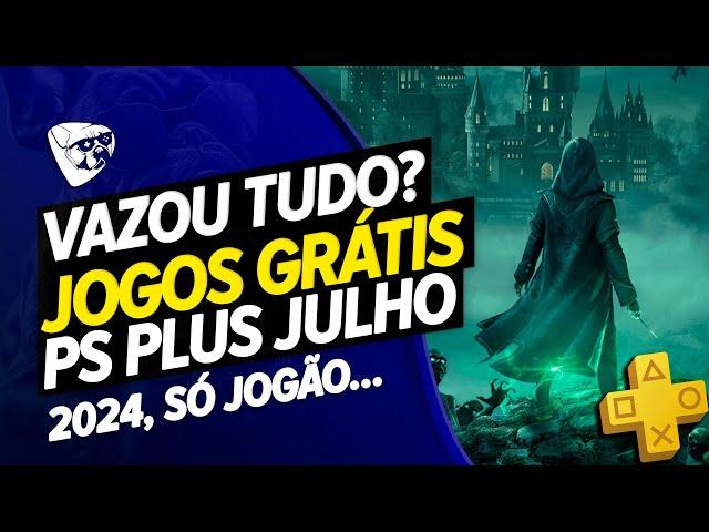 Vazou Tudo?! JOGOS GRÁTIS PSN PLUS JULHO 2024! Só JOGÃO !!!