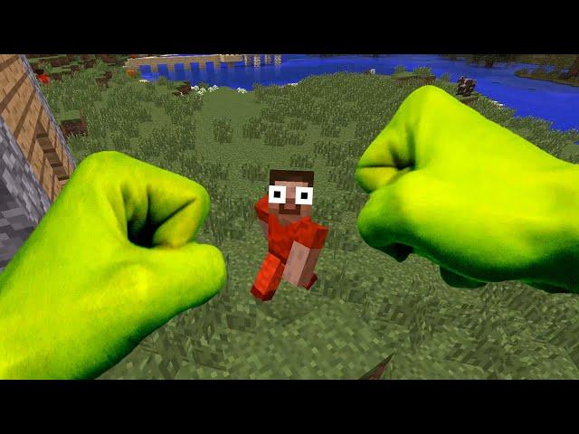 REALISTIC MINECRAFT - HULK DEFENCE HIS HOME