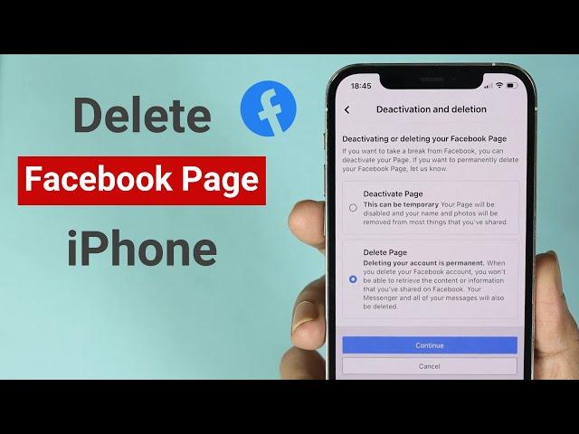 How to Delete a Facebook Page on iPhone (2024)