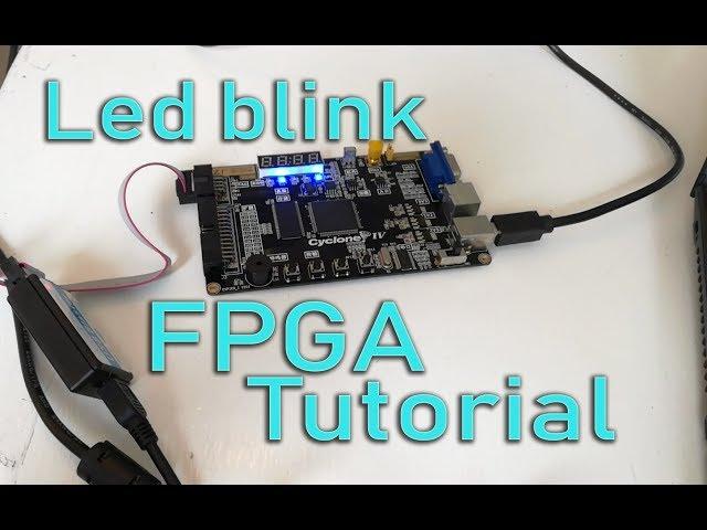 FPGA Blinking Led Tutorial Step by Step [ Altera ]