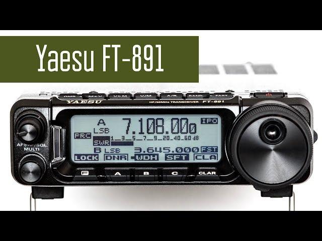 Yaesu FT-891 Малогабаритный КВ трансивер с DSP. Обзор часть 1.