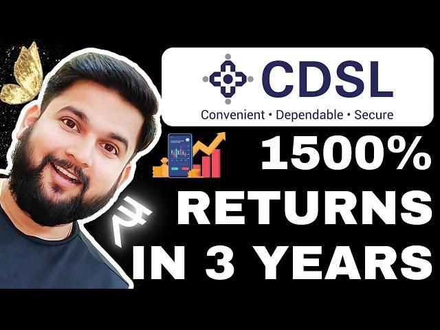 CDSL Share Fundamental Analysis | Monopoly Stock | Durgesh Bhardwaj