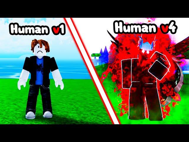 Fully Awakened to HUMAN V4 in Blox Fruits, And its INSANE!