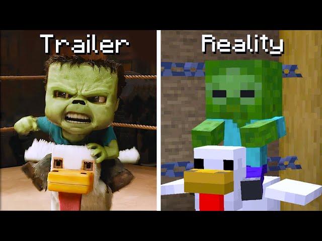 Minecraft Movie : Trailer vs Reality