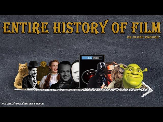 The Entire History Of Film or Close Enough