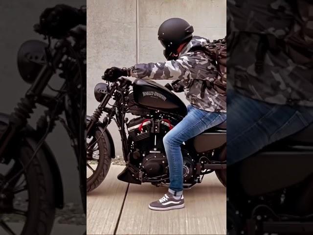 Black beauty || Harley Davidson  || Iron 883  20MILLION#viral #trending #harleydavidson