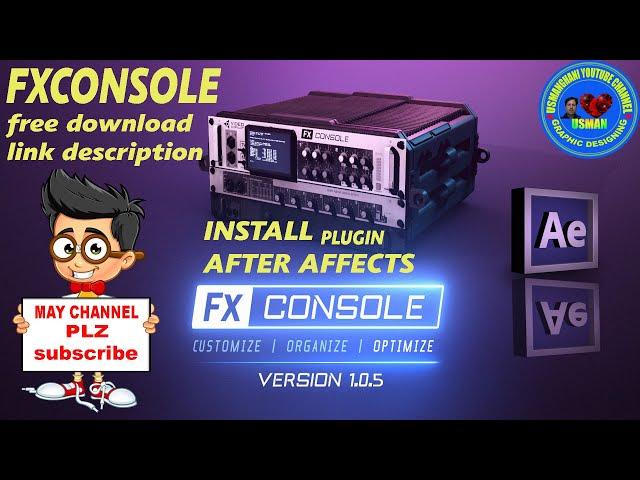 How to NEW download Install FX Console-FREE Plugin to Speed up Your After Effects 2022